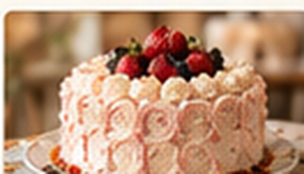 Decorated cake
