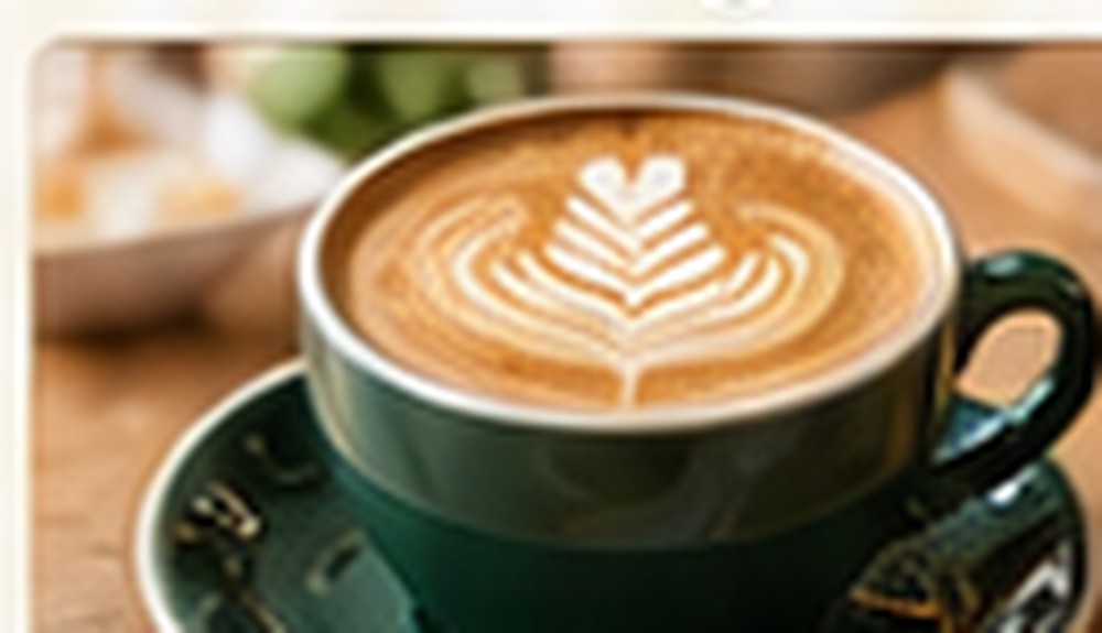Freshly brewed coffee
